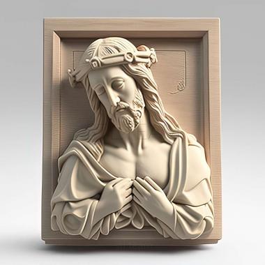 3D model jesus (STL)